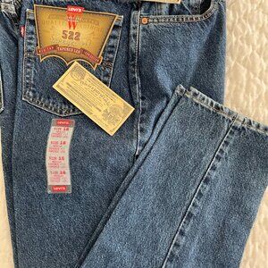 NWT 80's Levi 522 Women's Red Tag Jeans